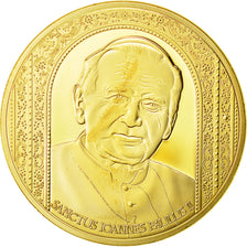 Vatican, Medal, Saint Jean-Paul II, MS(64), Copper Gilt