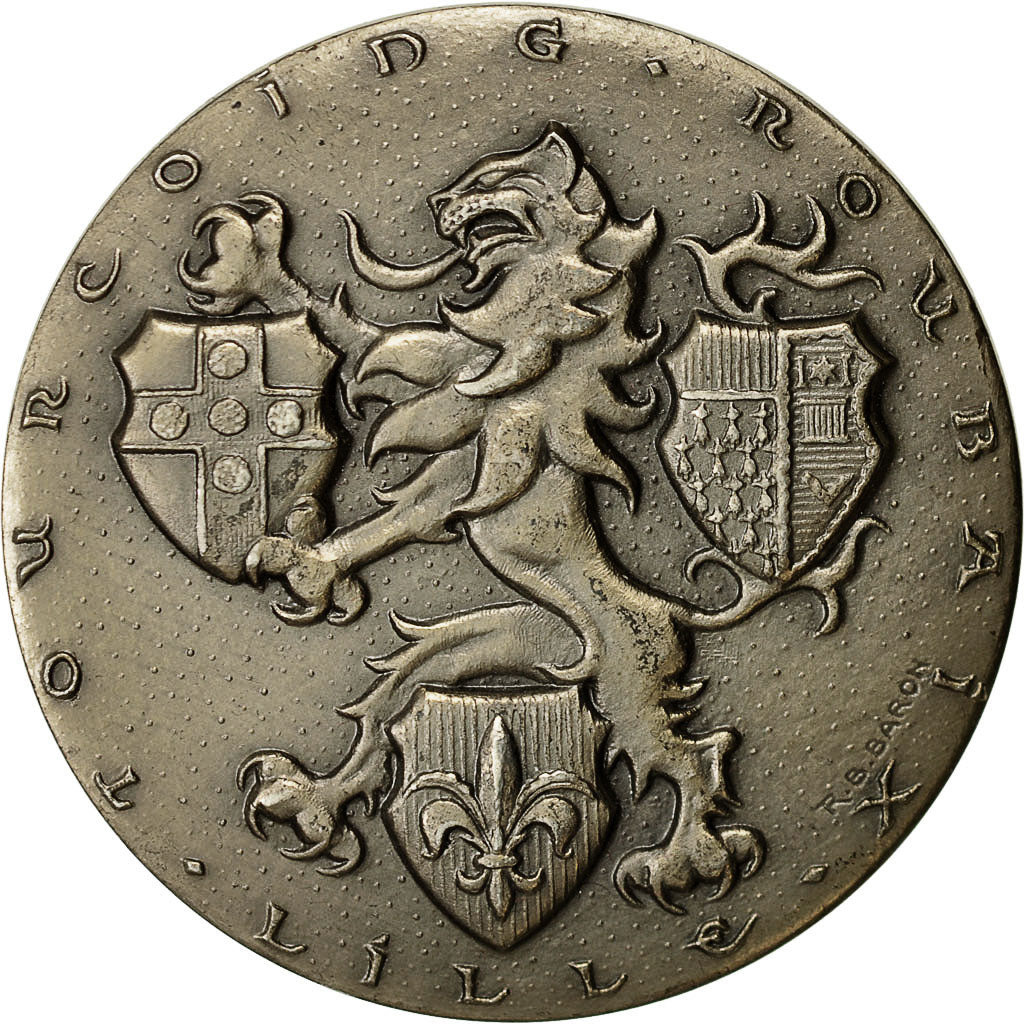France, Médaille, Chambre de Commerce Lille-Roubaix-Tourcoing, Baron, SUP+