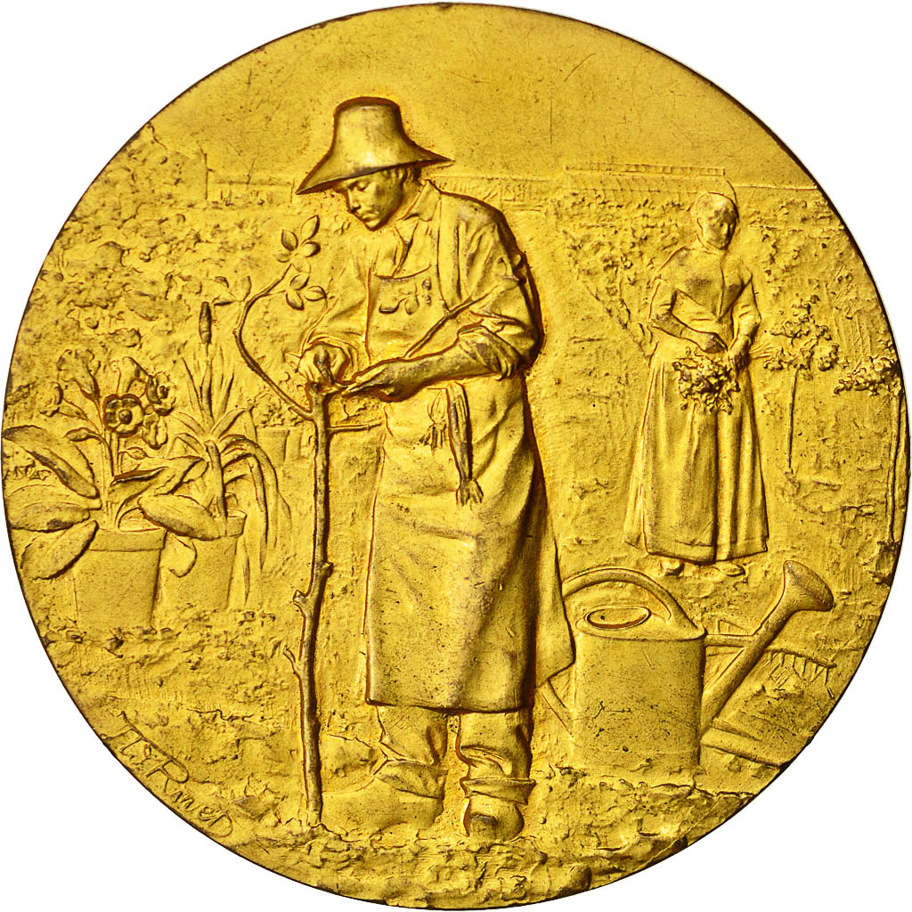 France, Medal, Ville de Petit Quévilly, Caisse des Ecoles, 1895, Rivet