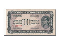 Yugoslavia, 100 Dinara, 1944, KM #53b, AU(50-53), 441400
