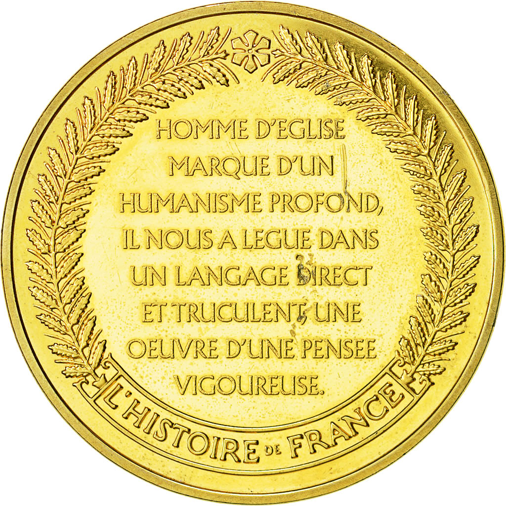 Francia, medaglia, L'Histoire de France, Rabelais, SPL, Vermeil