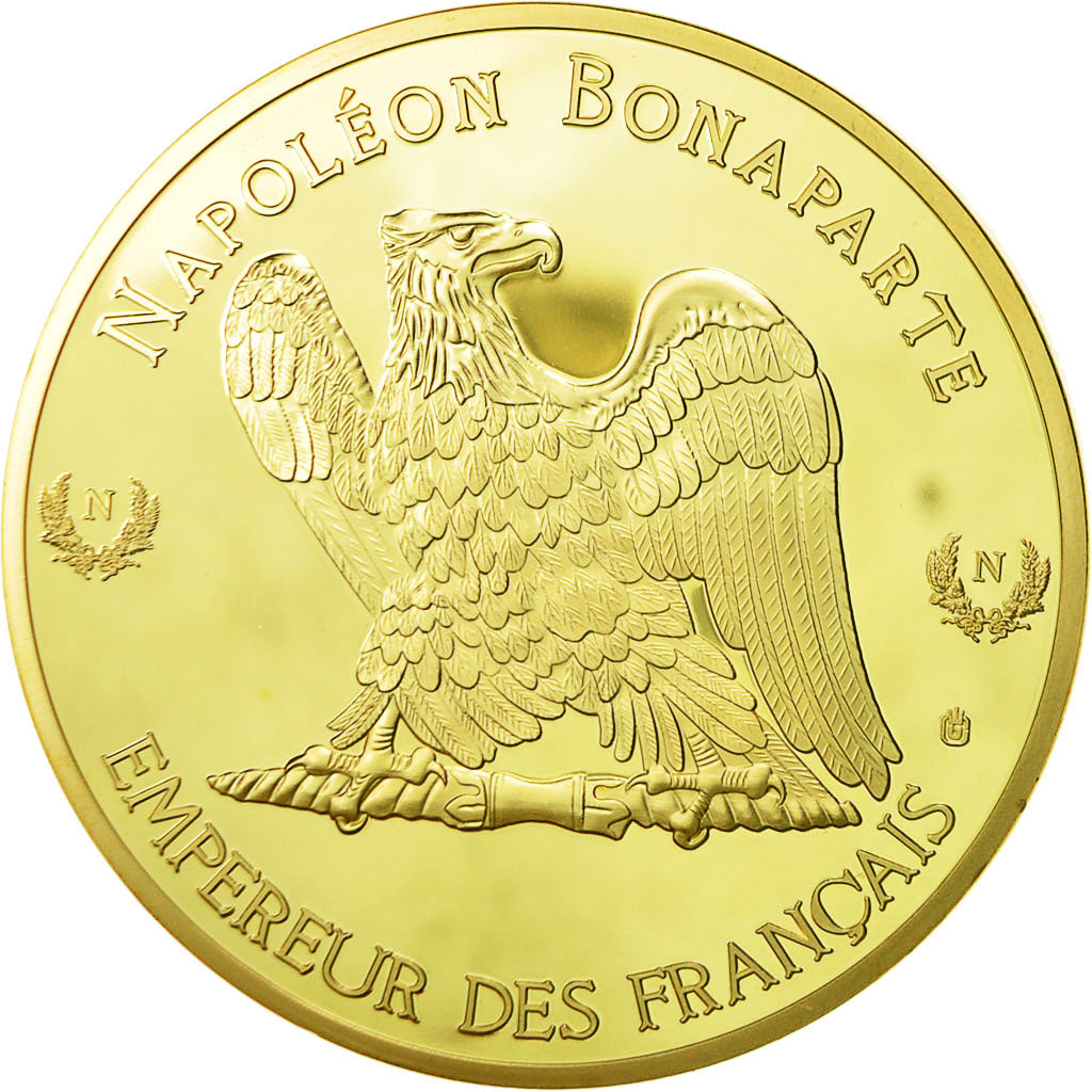 France, Medal, Le sacre de Napoléon Ier par Pie VII, MS(65-70), Copper Gilt