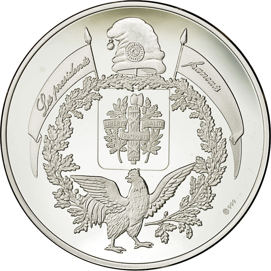 Francja, Medal, Les Présidents de la République, Vincent Auriol, MS(64)