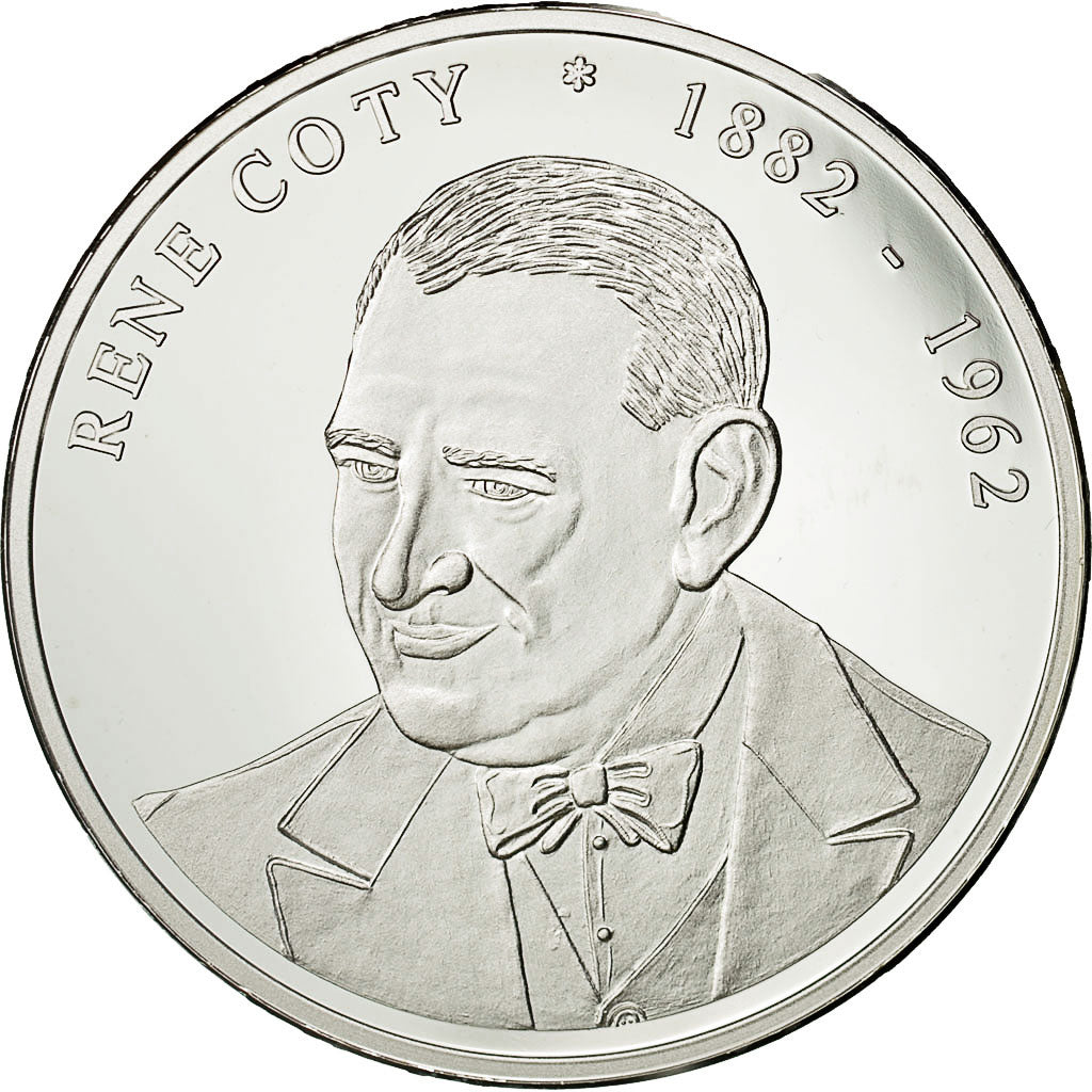 France, Médaille, Les Présidents de la République, René Coty, SPL+, Argent