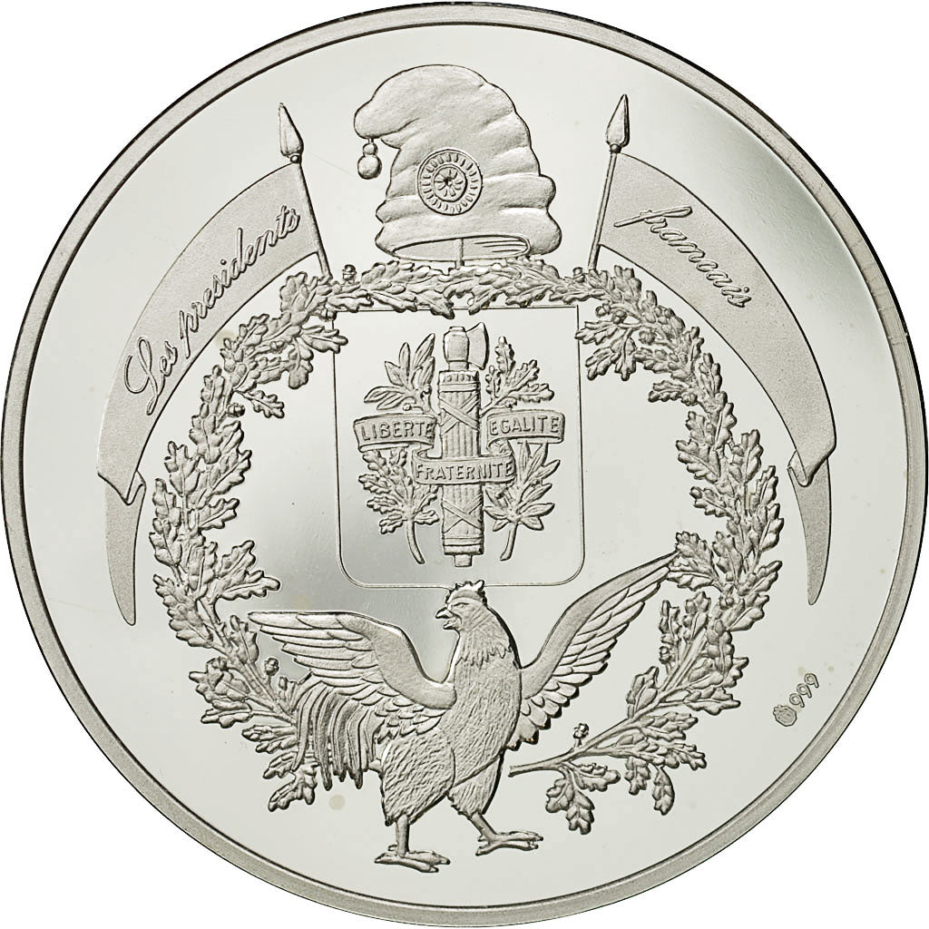 France, Medal, Les Présidents de la République, Georges Bidault, MS(64)