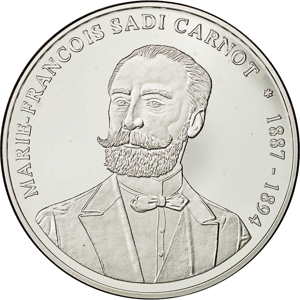 France, Médaille, Les Présidents de la République, Sadi Carnot, SPL+, Argent