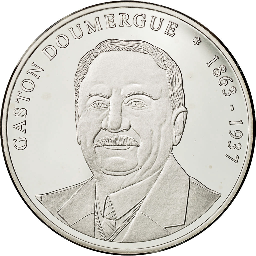 France, Medal, Les Présidents de la République, Gaston Doumergue, MS(64)