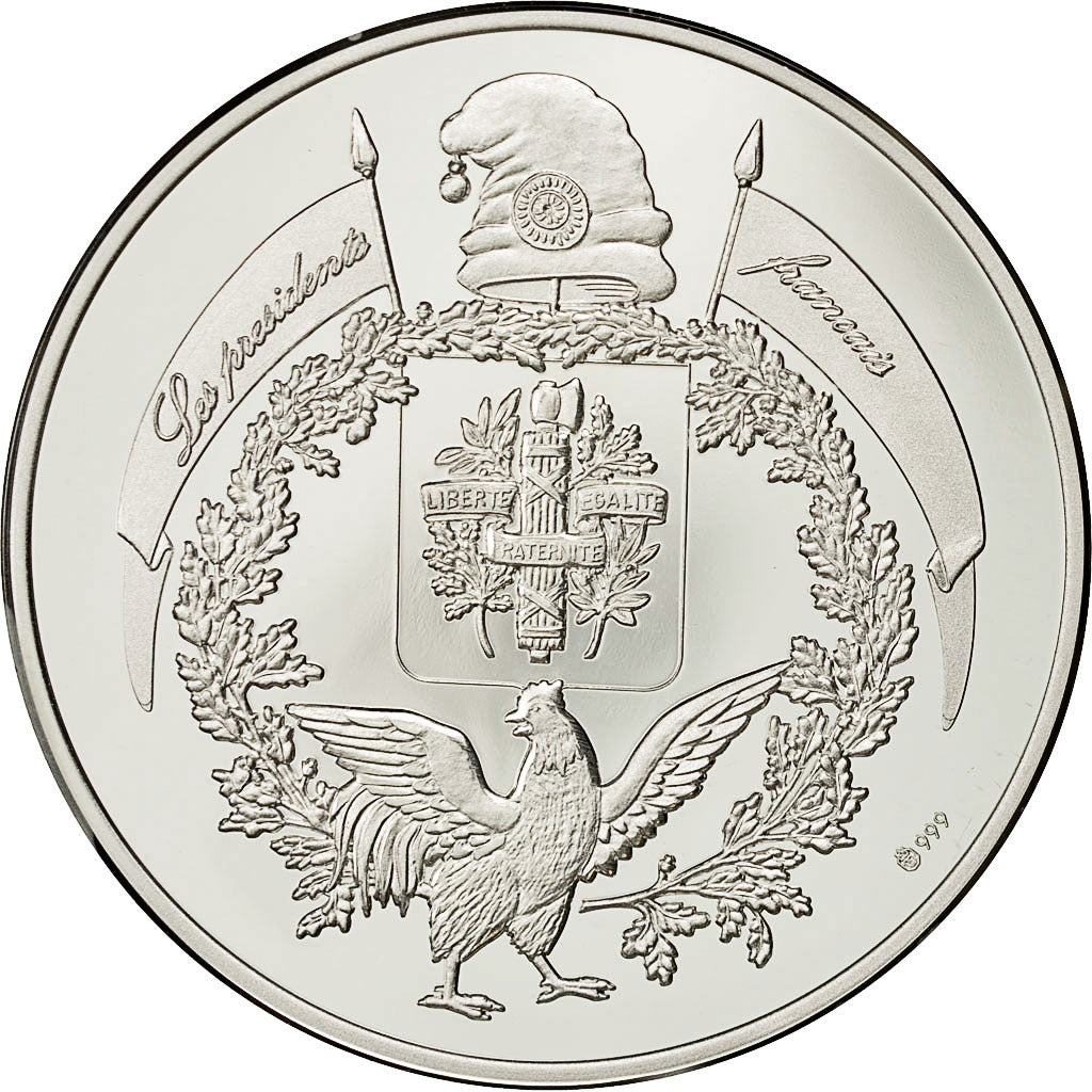 Francia, medaglia, Les Présidents de la République, Adolphe Thiers, SPL+
