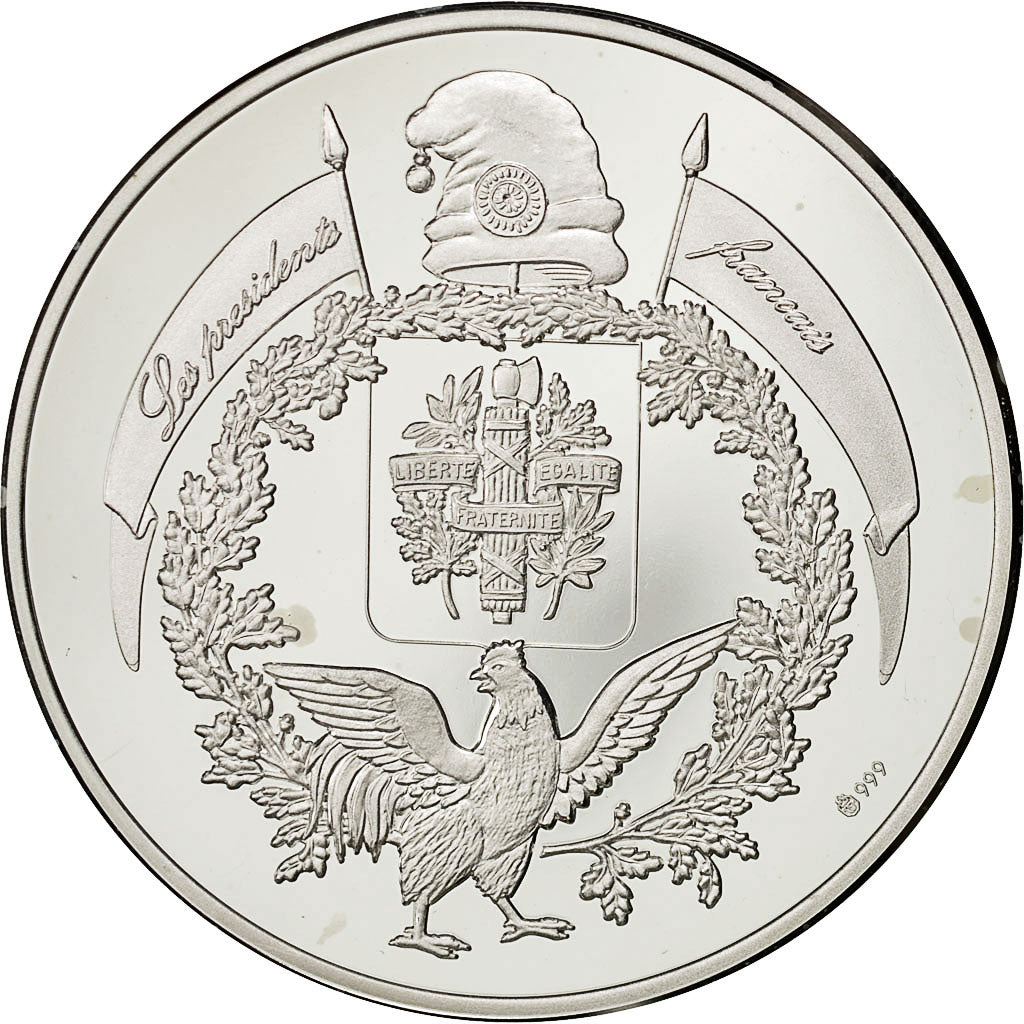 France, Médaille, Les Présidents de la République, Léon Blum, SPL+, Argent