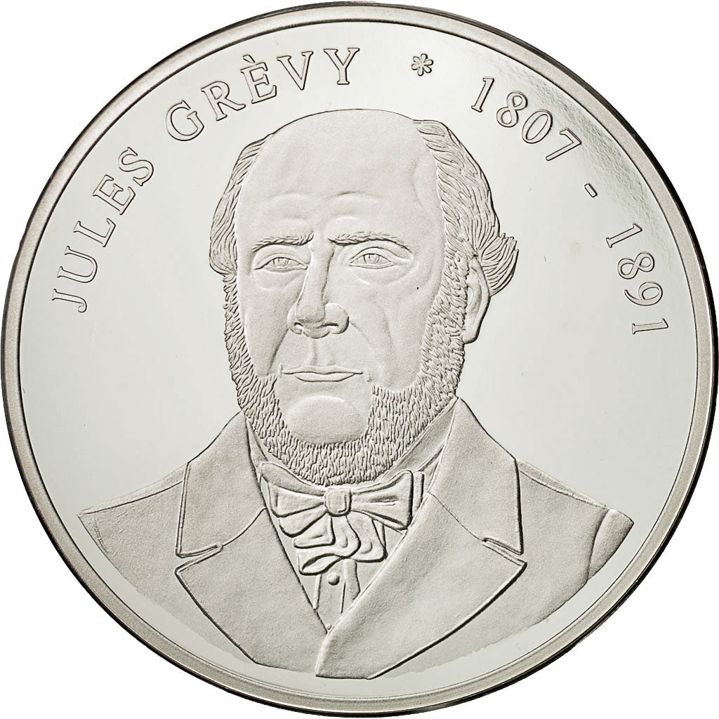 Francja, Medal, Les Présidents de la République, Jules Grévy, MS(64), Srebro