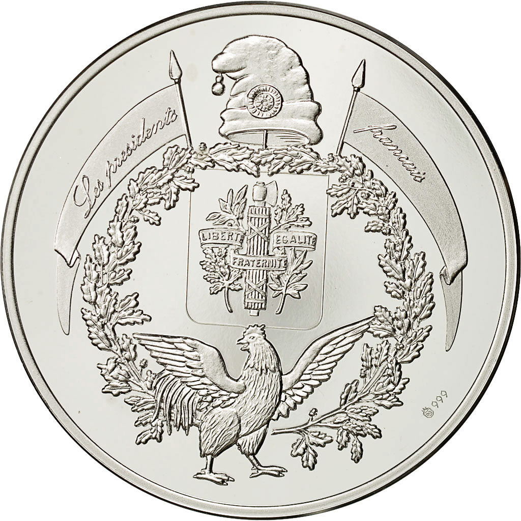 Francja, Medal, Les Présidents de la République, Jules Grévy, MS(64), Srebro