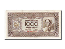 Yugoslavia, 1000 Dinara, 1946, AU(55-58), 345398