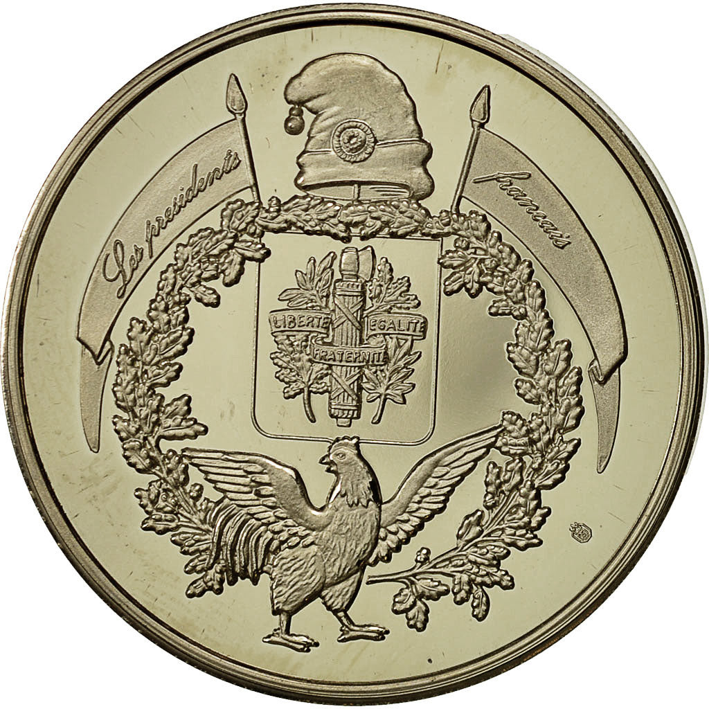 France, Medal, Charles De Gaulle, MS(65-70), Silver