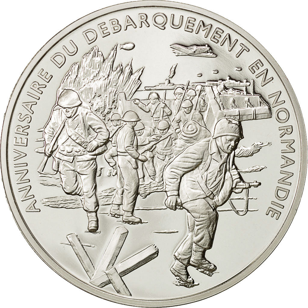 France, Medal, Anniversaire du Débarquement de Normandie, Plage, MS(65-70)