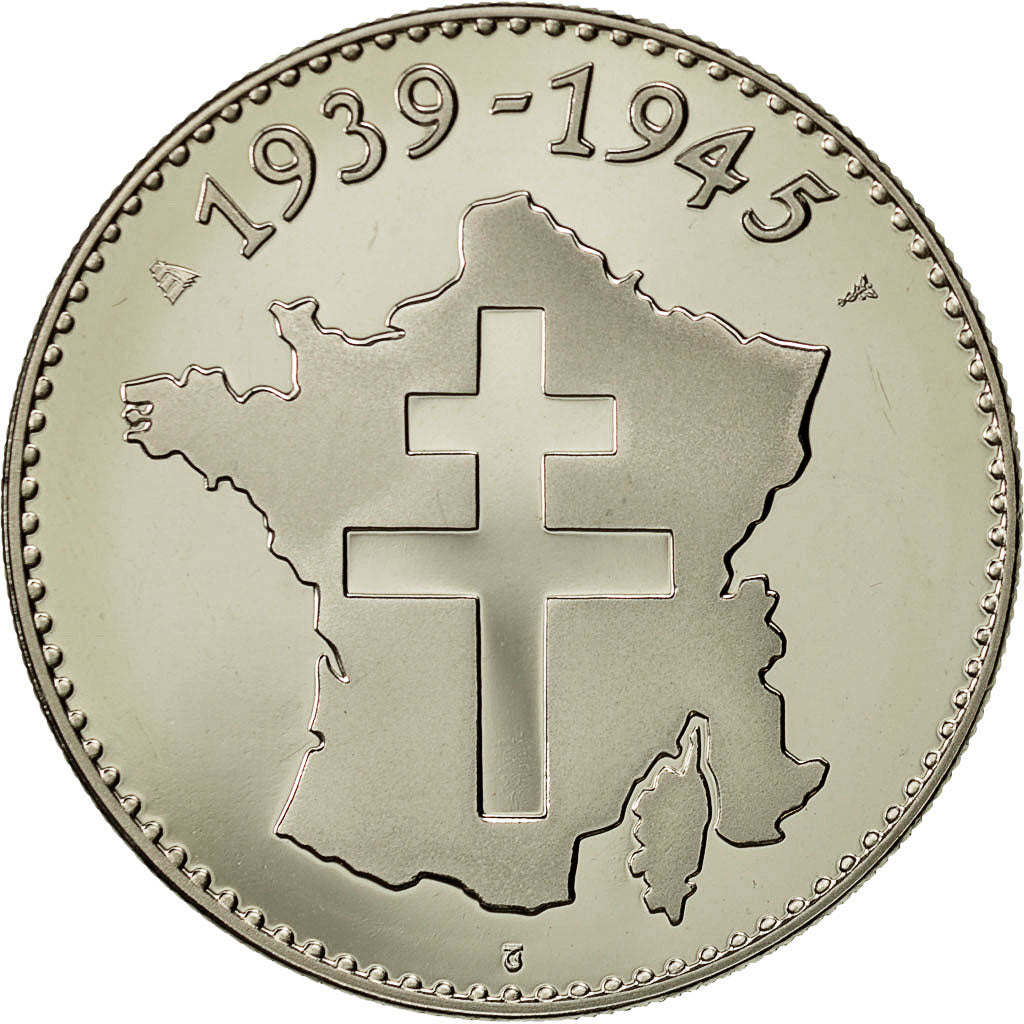 Frankrijk, Medaille, 1939-1945, Débarquement de Normandie, FDC, Cupro-nickel