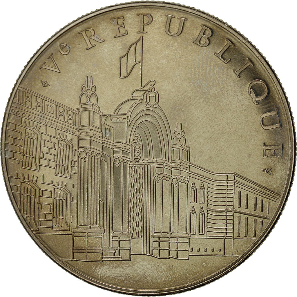 France, Medal, Vème République, Charles De Gaulle, MS(65-70), Cupro-nickel