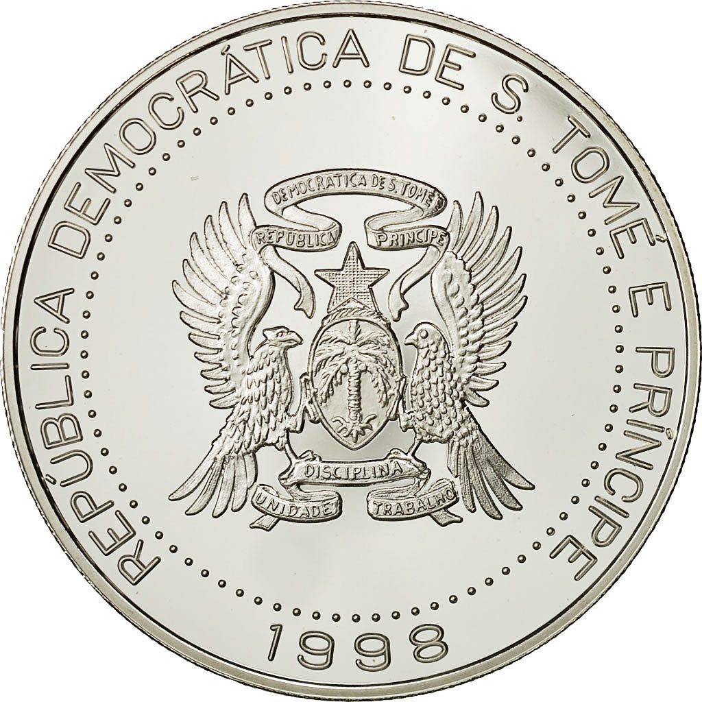 São Tomé and Príncipe, Medaille, Calendar, Terceiro Milénio, 1998, STGL