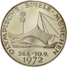 Germany, Medal, Jeux Olympiques de Munich, 1972, MS(65-70), Silver