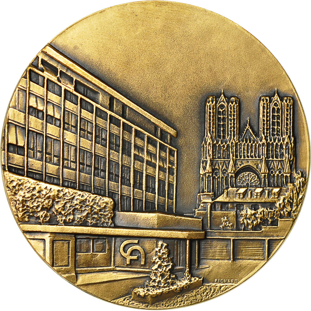 Francia, medalla, Crédit Agricole Mutuel de Reims, Pichard, FDC, Bronce