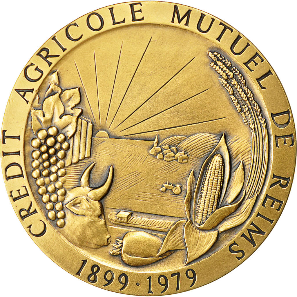 Francia, medalla, Crédit Agricole Mutuel de Reims, Pichard, FDC, Bronce