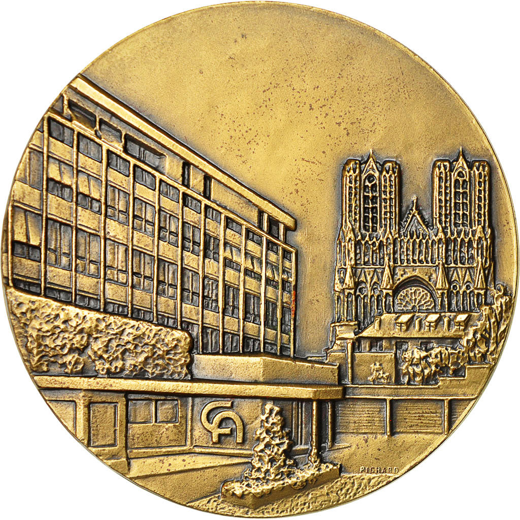 Francia, medalla, Crédit Agricole Mutuel de Reims, Pichard, EBC+, Bronce