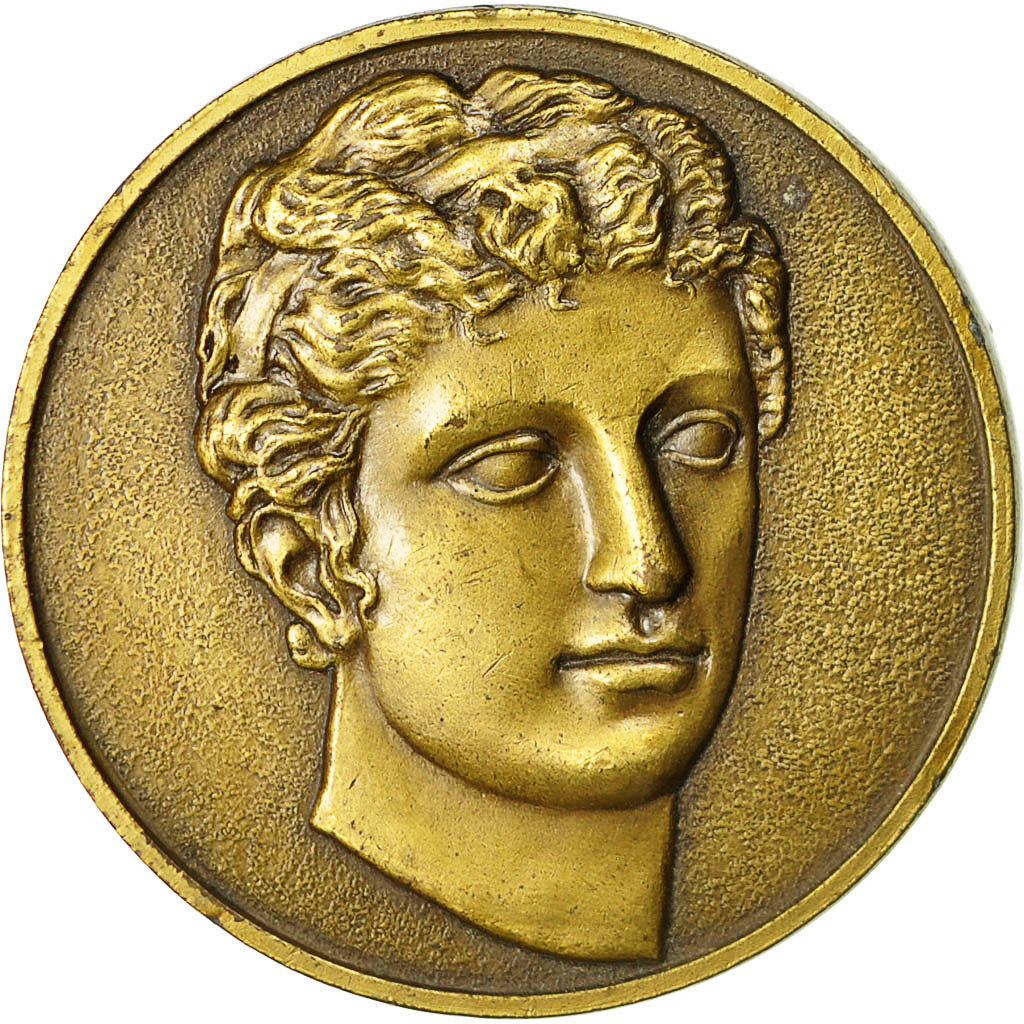 Frankreich, Medaille, Euterpe, muse de la musique, SS+, Bronze