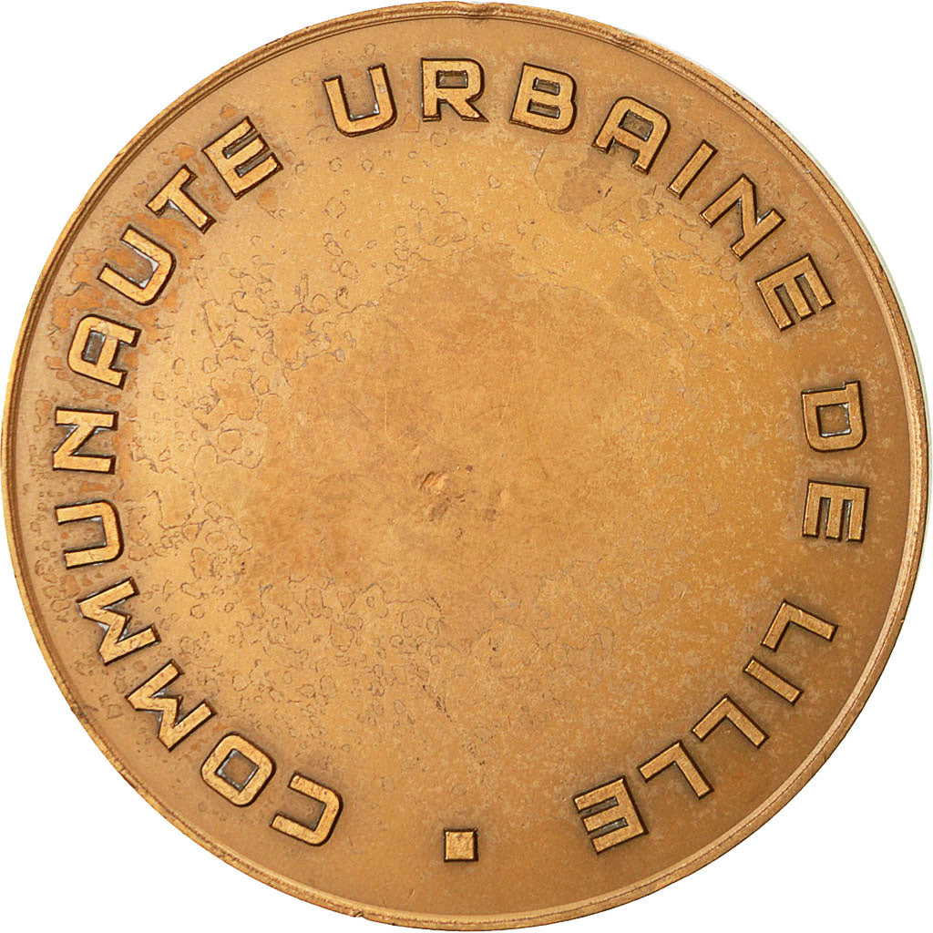 Francia, medalla, Communauté urbaine de Lille, 1977, Roy, EBC+, Bronce