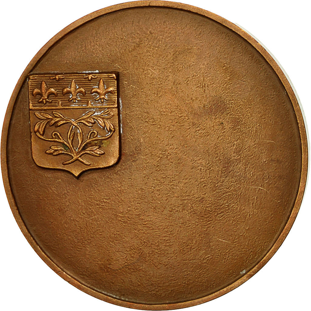 France, Medal, Ville de Reims, 1966, Coutré, MS(60-62), Bronze