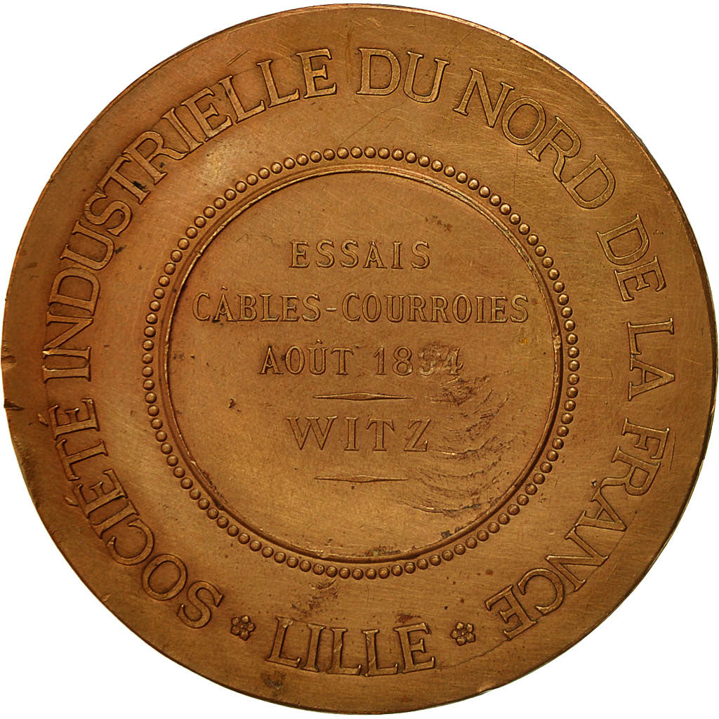 Frankrijk, Medaille, Société Industrielle du Nord de la France, 1894, ZF+