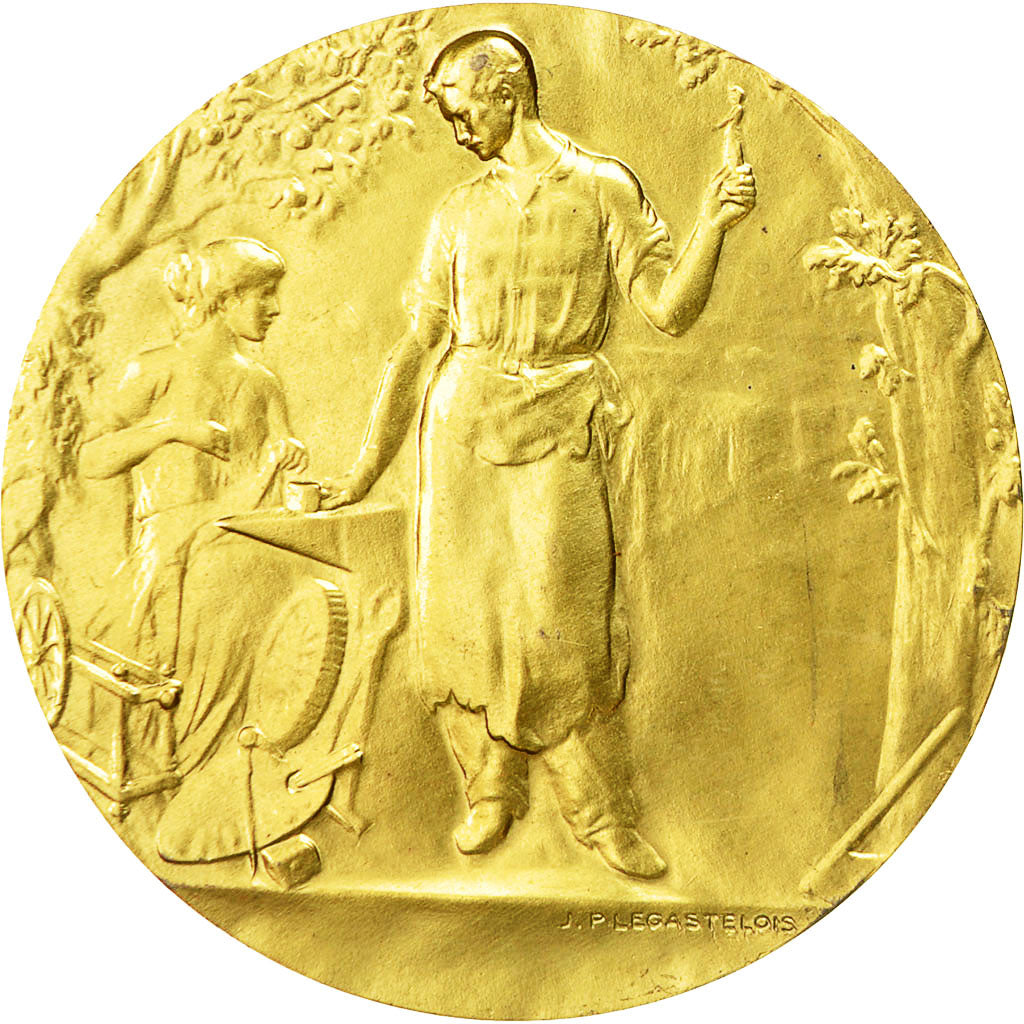 France, Médaille, Tréfimétaux, Legastelois, SPL, Vermeil
