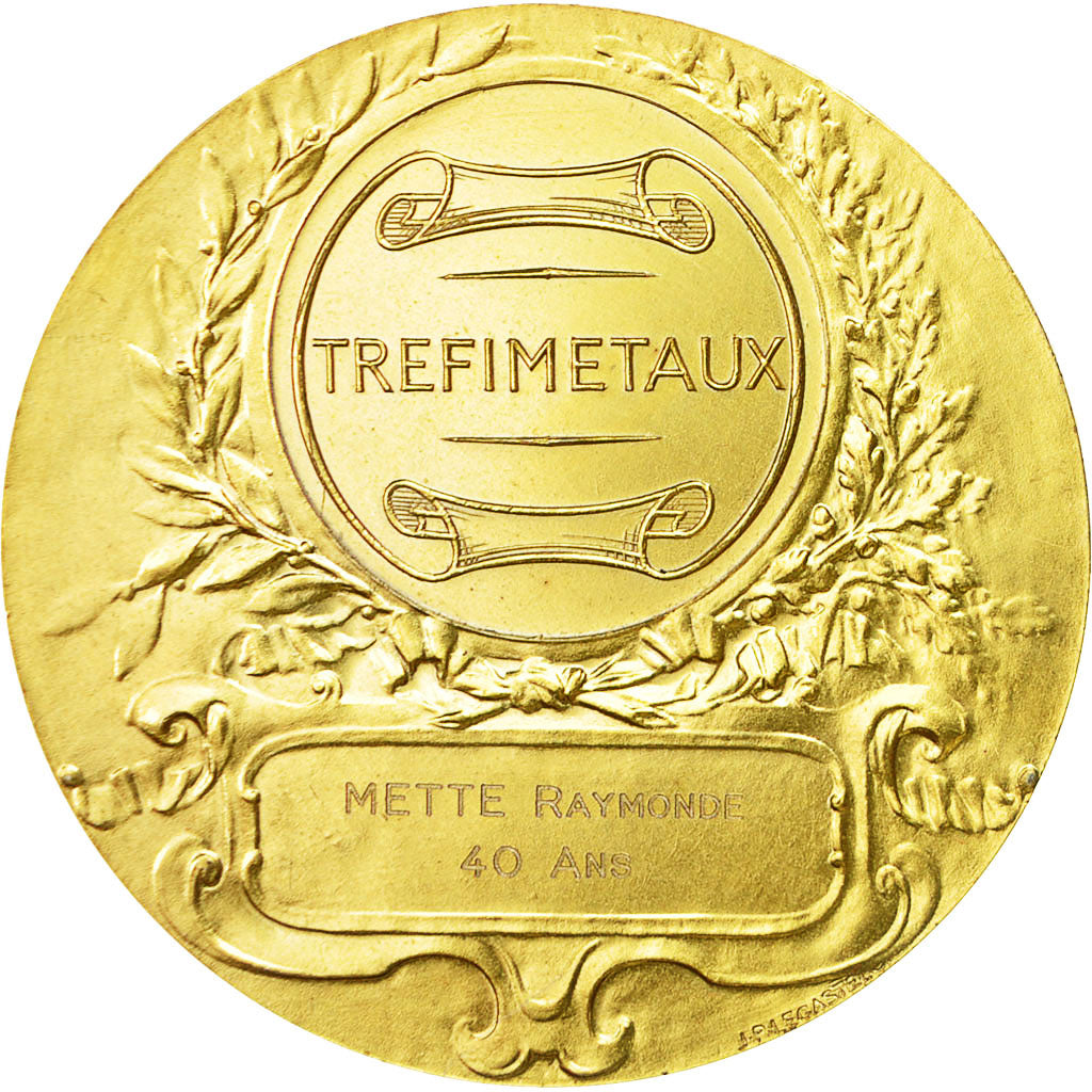 France, Médaille, Tréfimétaux, Legastelois, SPL, Vermeil