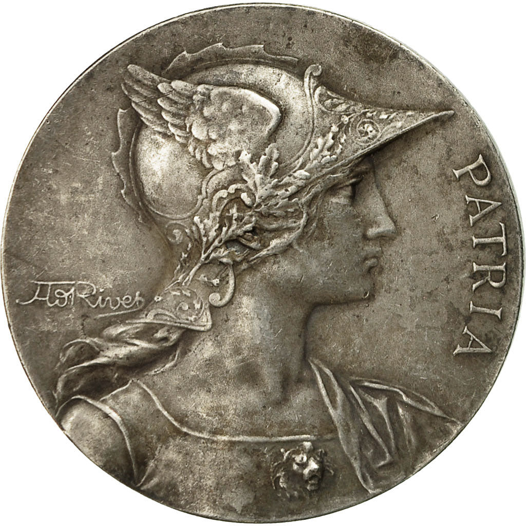 France, Medal, École des Beaux-Arts de Rouen, Rives, AU(55-58), Silver