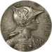 France, Medal, École des Beaux-Arts de Rouen, Rives, AU(55-58), Silver