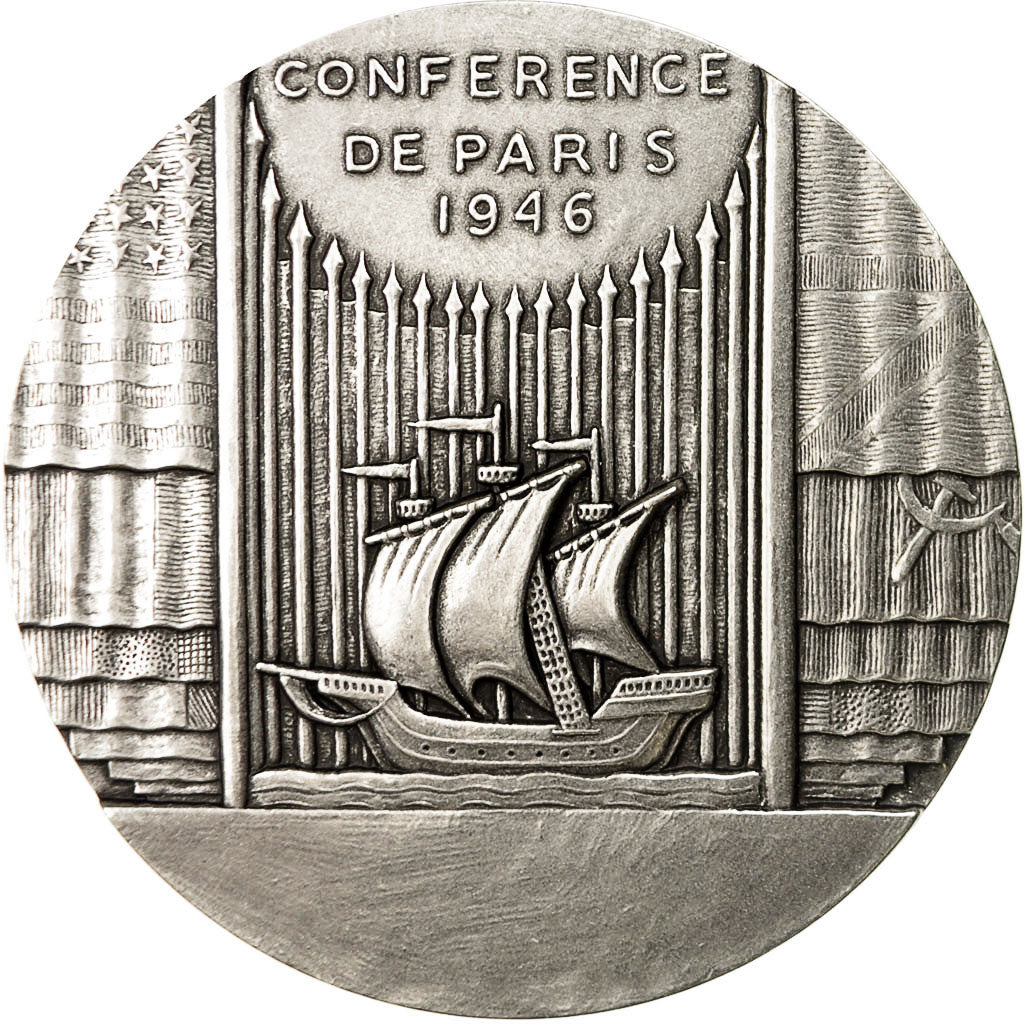 France, Médaille, Seconde Guerre Mondiale, Conférence de Paris, 1946, SPL
