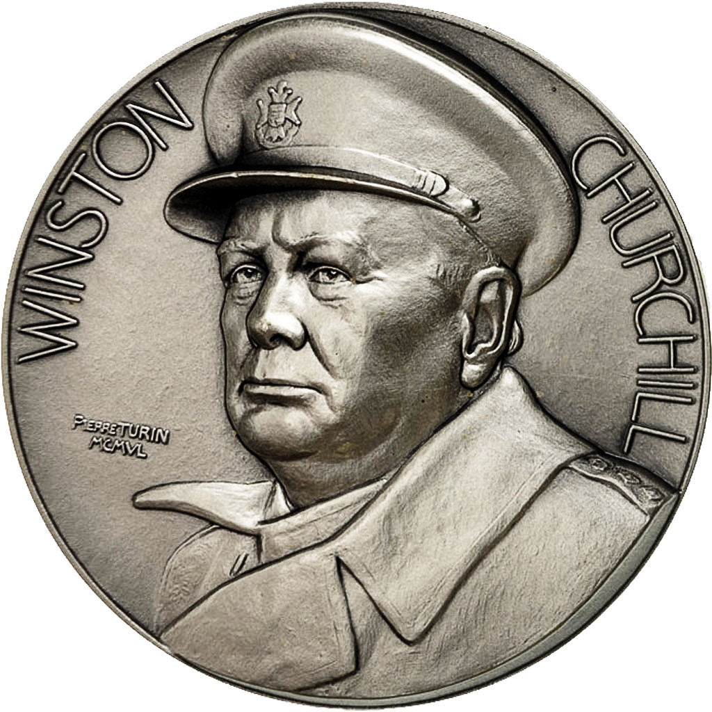 France, Medal, Collection Seconde Guerre Mondiale, Winston Churchill, MS(63)