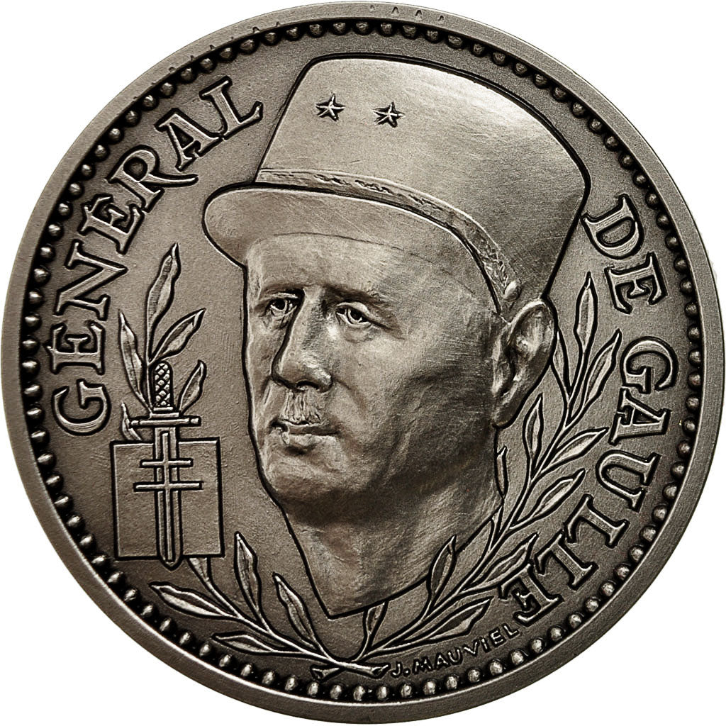 Francia, medaglia, Seconde Guerre Mondiale, Général de Gaulle, SPL, Bronzo