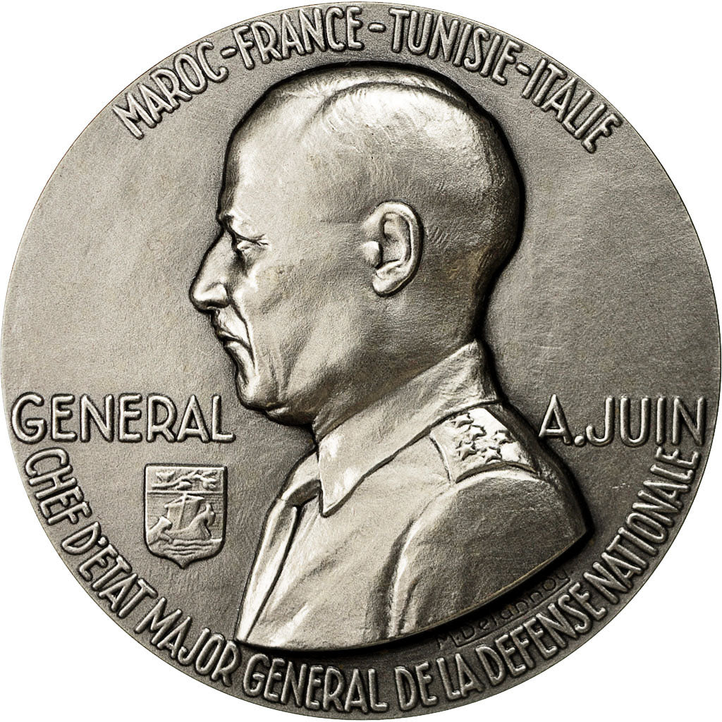 Francia, medaglia, Seconde Guerre Mondiale, Général Juin, SPL, Bronzo