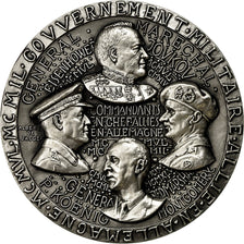 France, Medal, Gouvernement militaire allié en Allemagne, MS(63), Silvered