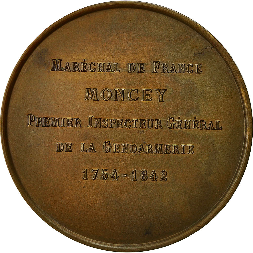 Frankreich, Medaille, Gendarmerie, Moncey, Maréchal de France, Vergnault, VZ+