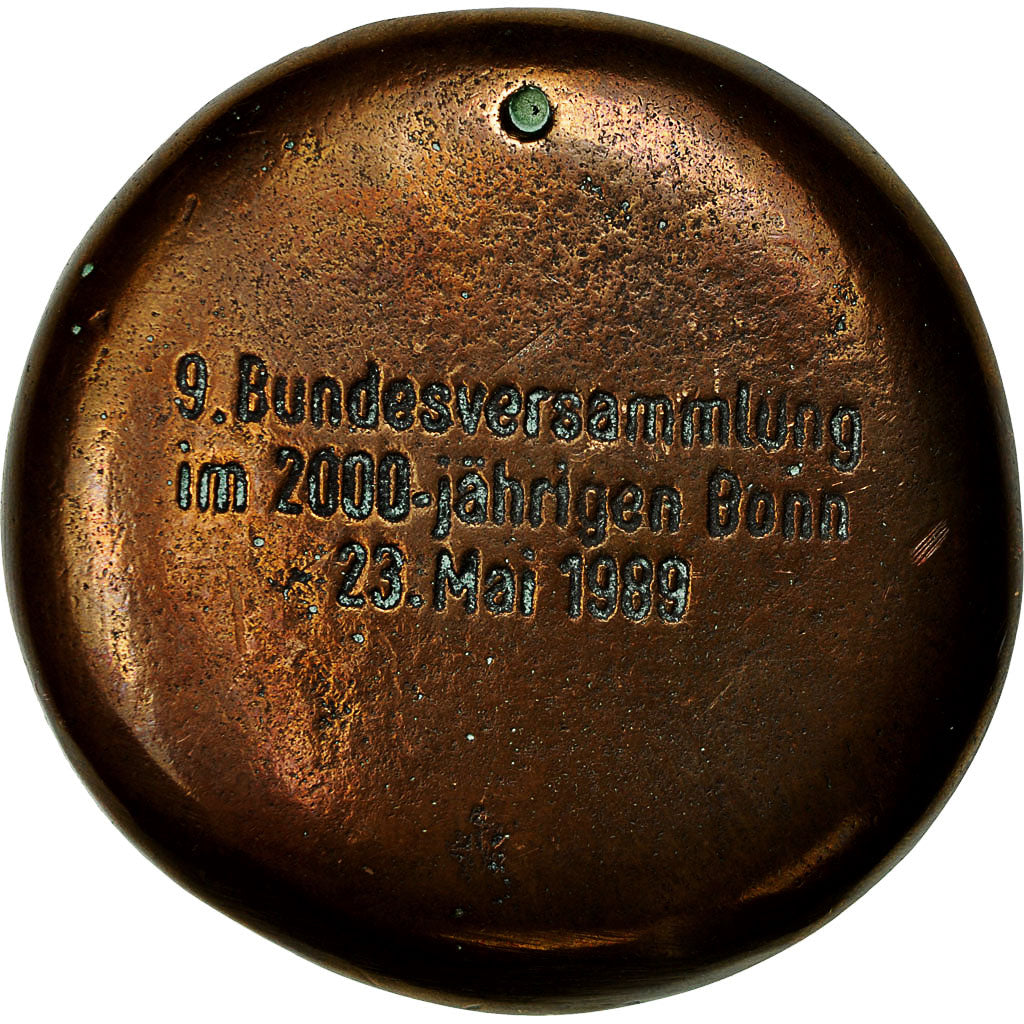 Germany, Medal, 9.Bundesversammlung, Bonn, 1989, AU(50-53), Bronze