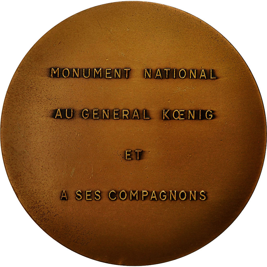 France, Medal, Général d'Armée, Pierre Koenig, 1951, Muller, AU(55-58)