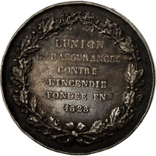 France, Medal, L'Union, Compagnie d'assurances contre l'incendie, 1828
