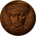 France, Medal, Notariat Français, Justinien Ier, 1973, MS(60-62), Bronze