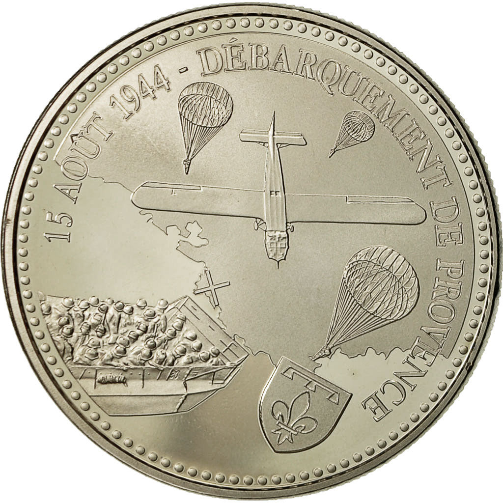 France, Medal, Seconde Guerre Mondiale, Débarquement de Provence, MS(64)
