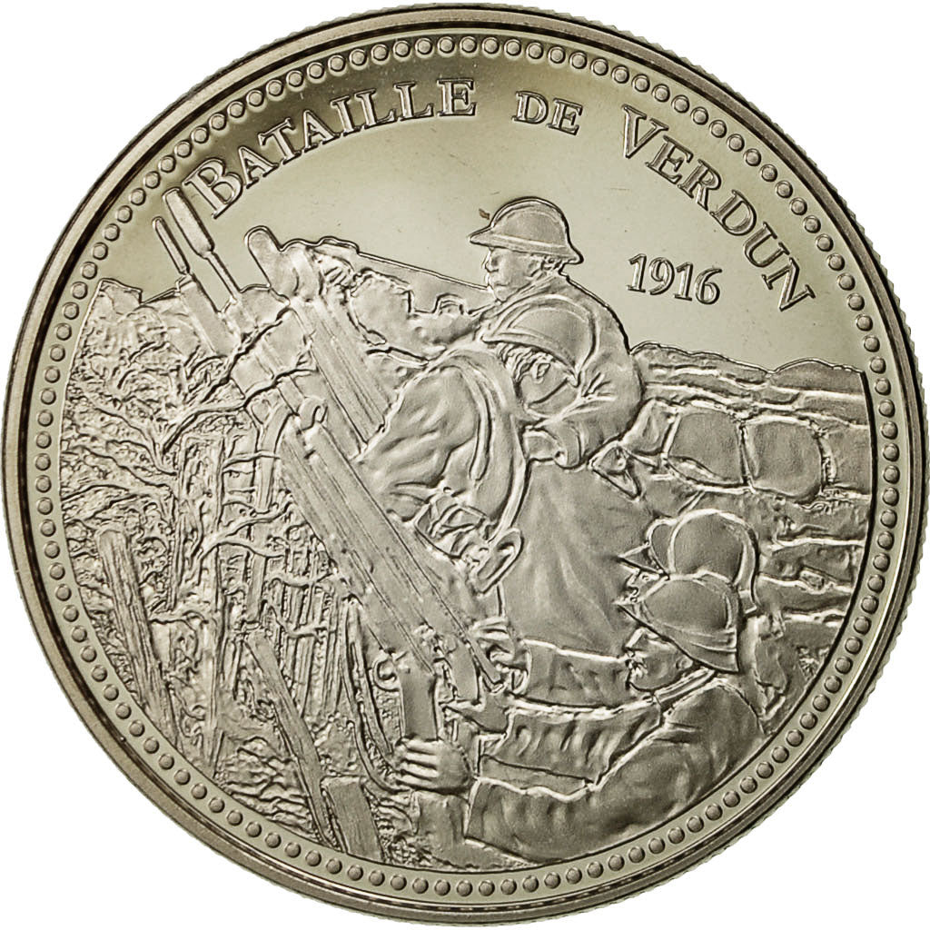 France, Medal, Centenaire Première Guerre Mondiale, Bataille de Verdun, MS(64)