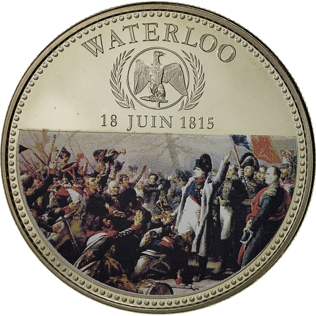France, Medal, Napoléon Ier, Bataille de Waterloo (1815), MS(64), Copper-nickel