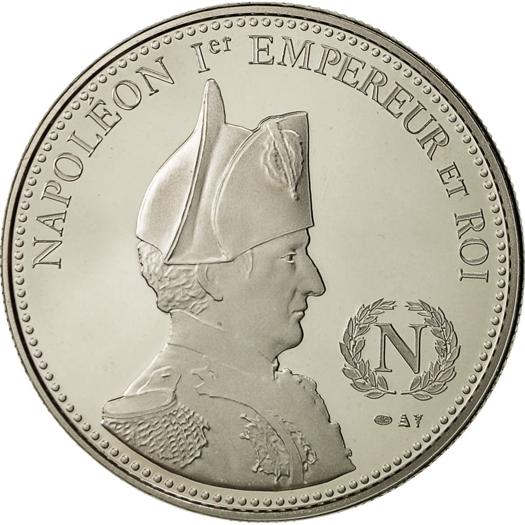 France, Medal, Napoléon Ier, Bataille de Waterloo (1815), MS(64), Copper-nickel