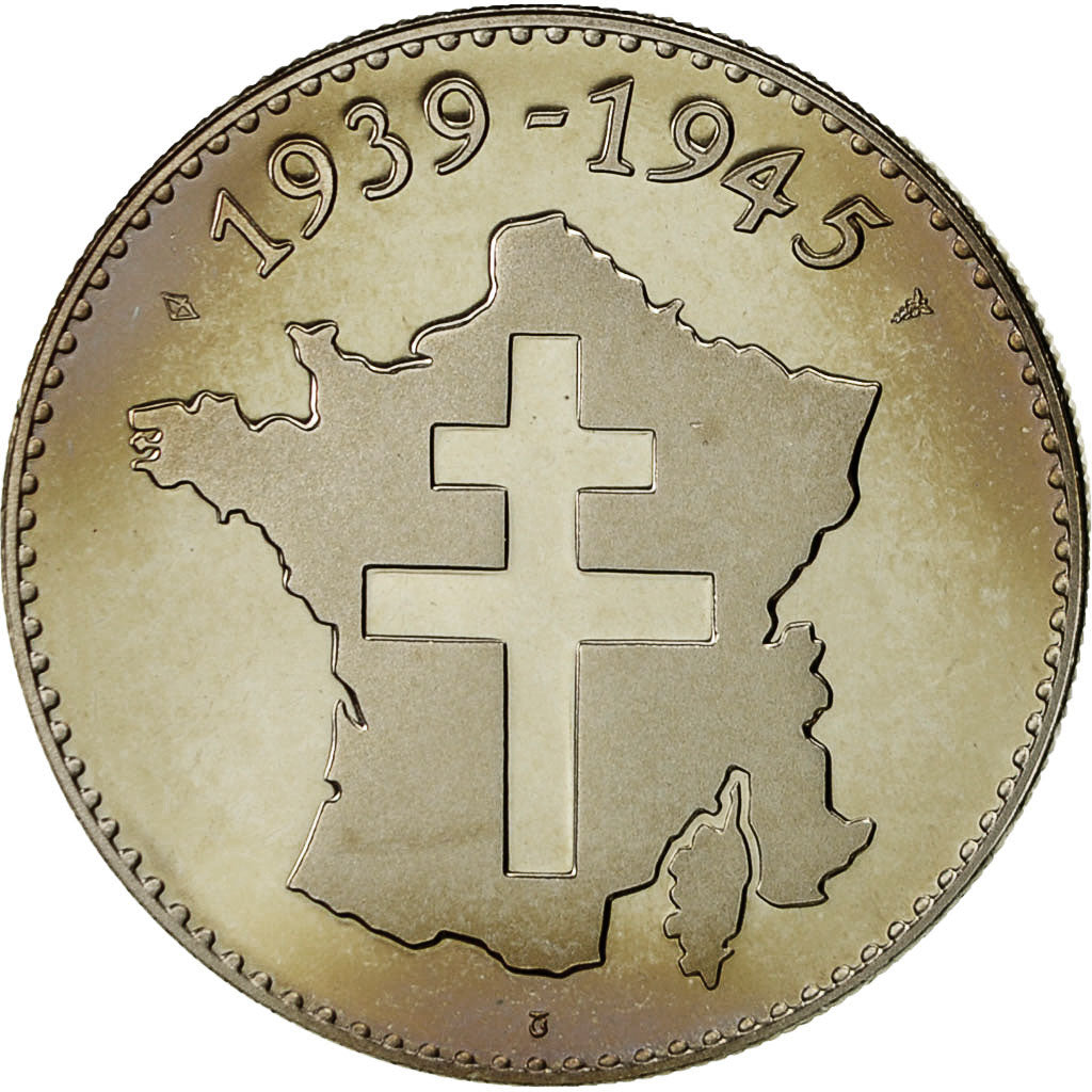 France, Medal, Seconde Guerre Mondiale, Mac Arthur, MS(64), Copper-nickel