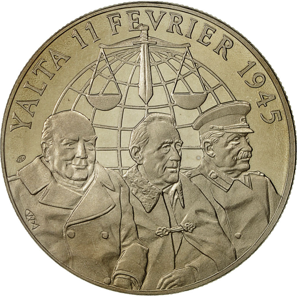 France, Medal, 1939-1945, Yalta, 11 février 1945, MS(64), Copper-nickel