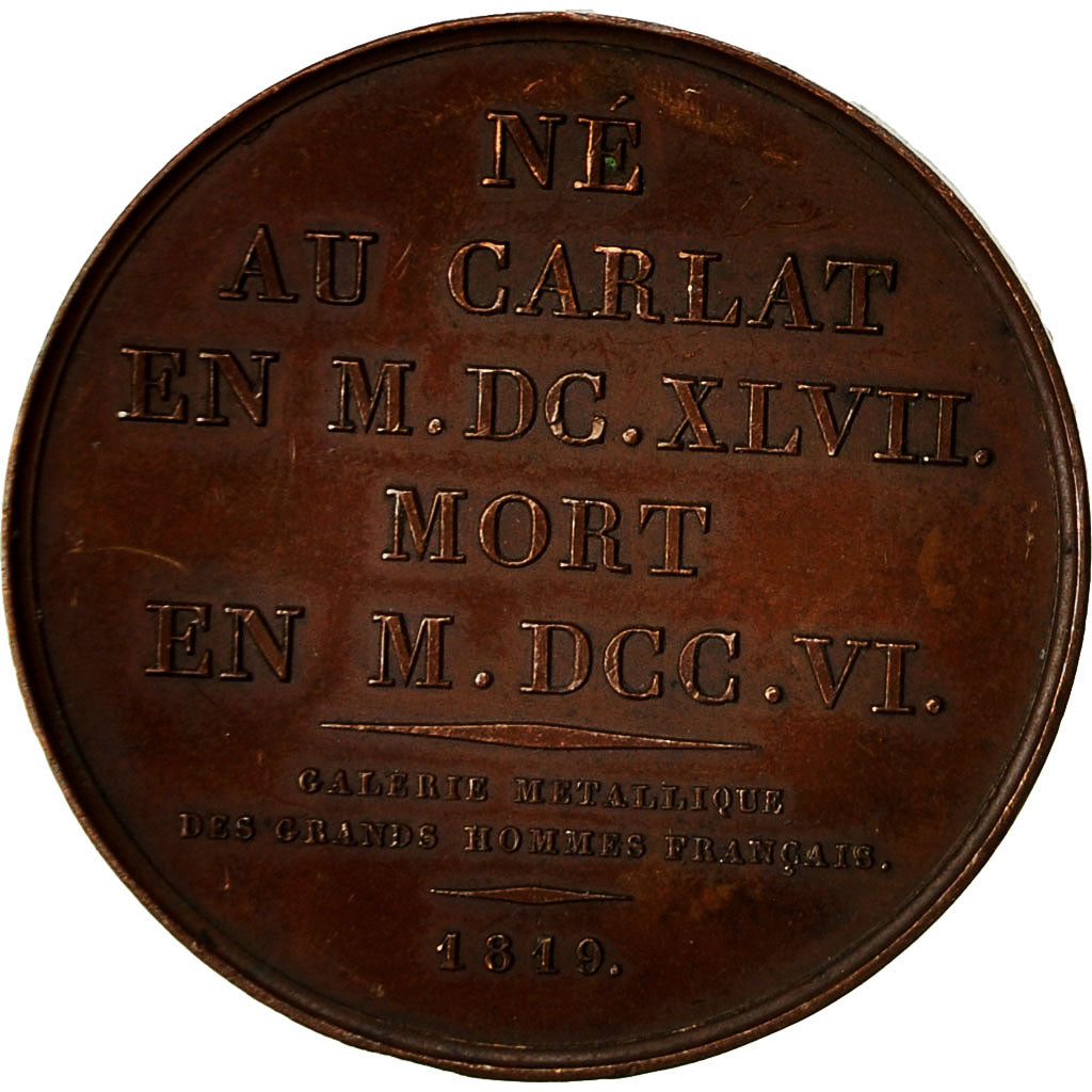 Francia, medalla, Galerie Métallique des Grands Hommes Français, Pierre Bayle